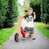 LIFEZEAL Monopattino di equilibrio 2 in 1 Draisienne in legno per bambini con capacità di carico di 50 kg, scooter per bambini 3+anni, maniglia a 135° e ruote antiscivolo - immagine 3