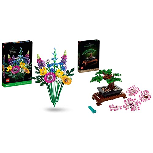 LEGO 10329 Icons Piantine, Set Collezione Botanica con Fiori Artificiali in  Vaso Color Terracotta da Costruire, Accessorio Decorazione per Casa, Idea  Regalo di Compleanno per Lei, Lui, Donna o Uomo – Giochi