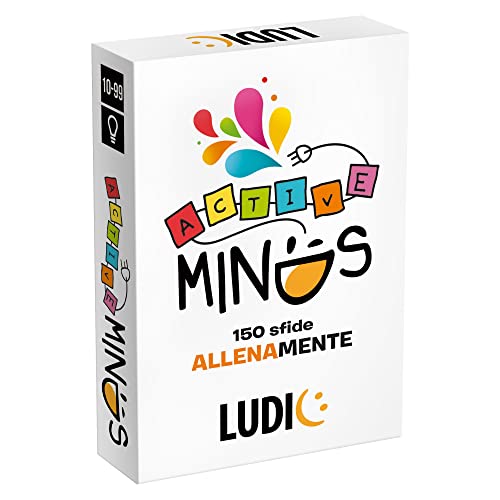 Ludic Active Minds 150 Sfide Allenamente It51111 Gioco Di Società Formato Viaggio Per 1+Giocatori