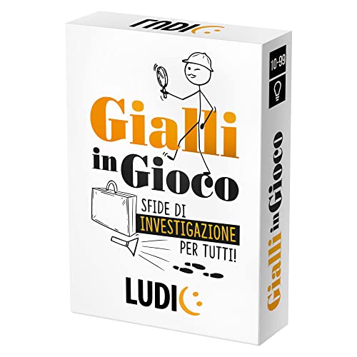 Ludic Gialli In Gioco Sfide Di Investigazione Per Tutti It54129 Gioco Di Società Formato Viaggio Per 1+Giocatori
