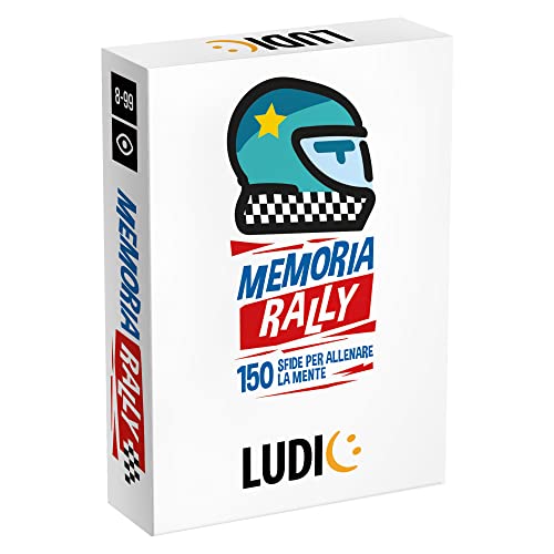 Ludic Memoria Rally 150 Sfide Per Allenare La Mente It54136 Gioco Di Società Formato Viaggio Per 1+Giocatori