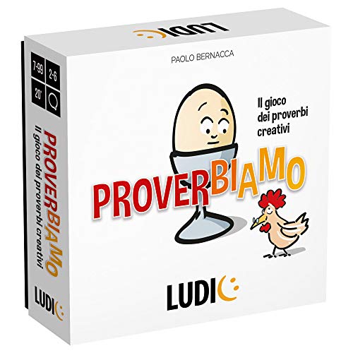 Ludic Proverbiamo Il Gioco Dei Proverbi… Creativi It27484 Gioco Di Società Per La Famiglia Per 2-6 Giocatori Made In Italy