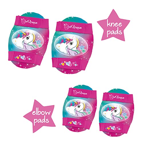 Mondo- Roller Skate Toys-Pattini a rotelle Regolabili Unicorn per Bambini-Taglia dal 22 al 29-Set Completo di Borsa Trasparente, gomitiere e Ginocchiere, 28511, Colore Rosa - immagine 5