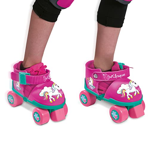 Mondo- Roller Skate Toys-Pattini a rotelle Regolabili Unicorn per Bambini-Taglia dal 22 al 29-Set Completo di Borsa Trasparente, gomitiere e Ginocchiere, 28511, Colore Rosa - immagine 8