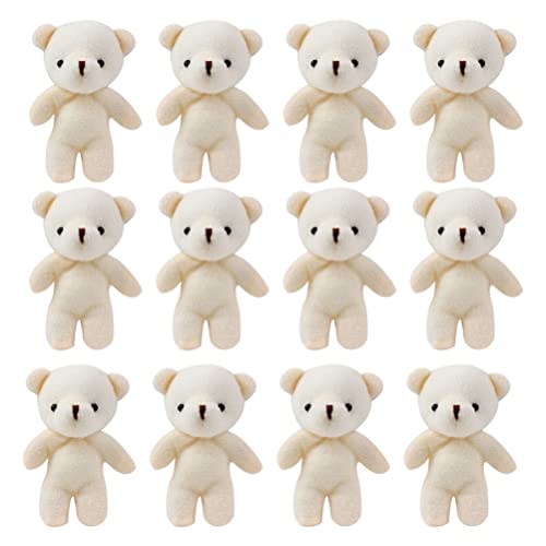 TOYANDONA Set di 12 mini orsetti in peluche per piccoli orsetti a forma di  orsacchiotto, in confezione regalo, accessori per portachiavi e torte di  compleanno – Giochi e Prodotti per l'Età Evolutiva