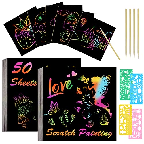 Confezione Da 2 Quaderni Scratch Art Arcobaleno, Carta Scratch Art Per  Bambini, Quaderni Scratch Art Arcobaleno Con Penne In Legno Per Bambini,  Decorazioni, Artigianato Fai-da-te