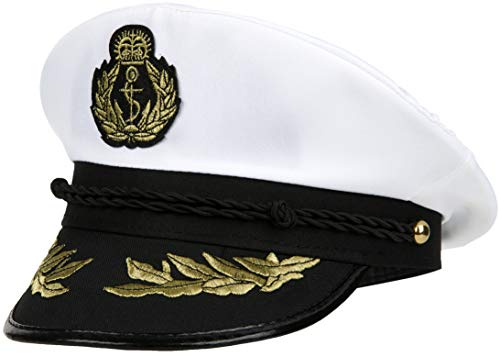 BALINCO Cappello da capitano per uomo e donna – costume per adulti