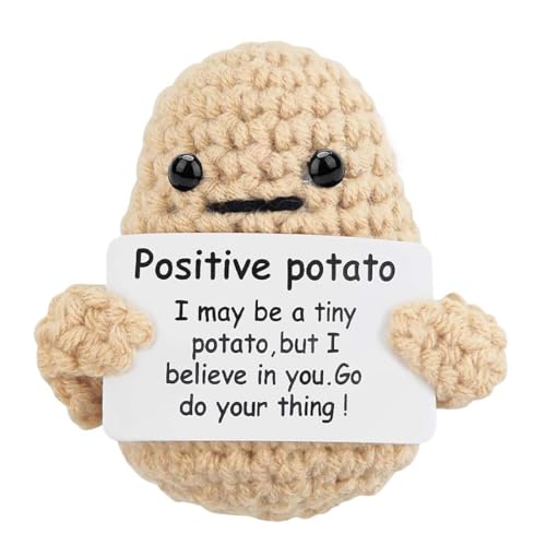 BCBF 1 Pezzi Mini Positive Potato,7Cm Bambola di Patate Peluche
