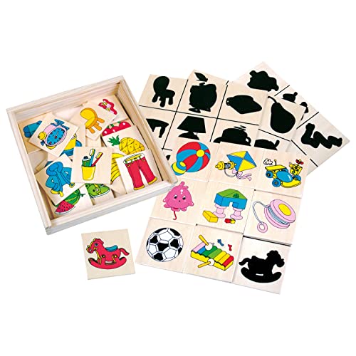 Bino 84170 - Gioco Legno Associa le Figure