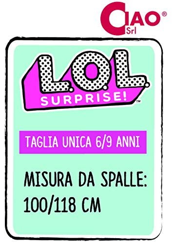 Ciao- L.O.L. Surprise! vestito costume abito travestimento originale bambina (Taglia 6-9 anni) con accessori e sorpresa - immagine 4