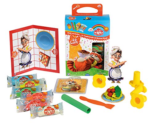 DIDO'- Giocacrea Tagliatelle 44 Gatti Cats Pasta Modellabile, Colore Assortiti, 360900 - immagine 5