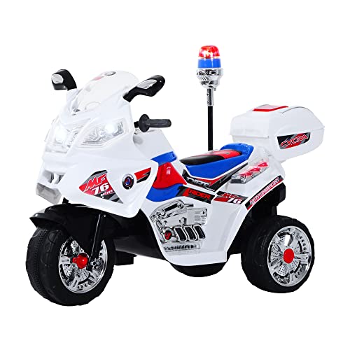 HOMCOM Moto Elettrica per Bambini da 3-5 Anni Motorino Elettrico