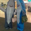 IRETG Costume gonfiabile da squalo Jumpsuit a mascelle Fancy Dress Abito divertente Carcharias per il partito di Cosplay - immagine 9