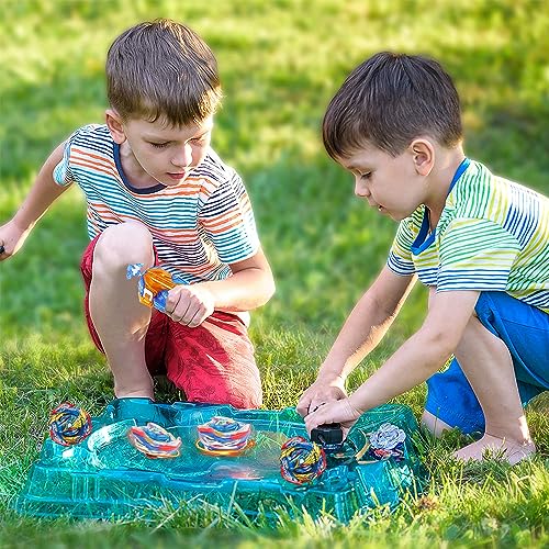 Jooheli-Trottola-da-Combattimento-Trottole-da-Combattimento-Battle-Trottola -Giocattolo-con-Starter-e-Manico-Giocattolo-per-Bambini-per-Compleanno-Vestito-per-il-Primo-Tentativo-Giocatore-0-4  – Giochi e Prodotti per l'Età Evolutiva