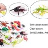 LATERN 45 Pezzi Corredi di Figure Dell'insetto di Plastica, 35pcs Realistici Insetti Bug Insetto Figure Giocattolo per L'educazione dei Bambini, Favori di Tema A Tema Insetti - immagine 6