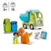 Lego 10987 DUPLO Recycling-LKW Müllwagen-Spielzeug, Lern- und Farbsortier-Spielzeug für Kleinkinder und Kinder ab 2 Jahren, Motorikspielzeug zur Entwicklung feinmotorischer Fähigkeiten - immagine 3
