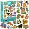 MAGDUM Magneti Bambini Animali ZOO - 20 GRANDI Calamite Frigorifero - Calamite Bambini - Giochi Bambini 3 anni - Animali Giocattolo per Bambini - Calamite Animali per Bambini - Giochi Magnetici