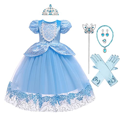 MYRISAM Cenerentola Costumi Bambina Principessa Cinderella Vestito