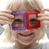 Magformers 14-piece Magnetic Construction Tiles Toy. STEM Teaching Resource. With 6 Squares and 8 Triangles. Magnetic Tiles For Children Aged 3+. - immagine 4
