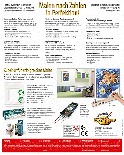 Noris Spiele 924 0436 Schipper Colora i numeri - Mucki, il passeggero cieco - 24x30 cm [Importato da Germania] - immagine 3