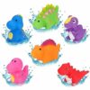 OOTSR Giocattoli da Bagno per Bambini, 6PCS Dinosauro da Giocattoli Adatti a Neonati e Bambini per Natale, Compleanno e Pasqua
