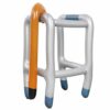 OOTSR Gonfiabile Zimmer Telaio e Bastone da Passeggio Gonfiabile, novità Regalo Joke Dress Up per Adulti/Bambini/Grandma Fun Fancy Dress Accessori (Angolo Grigio o Blu) - immagine 3