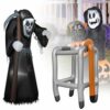 OOTSR Gonfiabile Zimmer Telaio e Bastone da Passeggio Gonfiabile, novità Regalo Joke Dress Up per Adulti/Bambini/Grandma Fun Fancy Dress Accessori (Angolo Grigio o Blu) - immagine 8