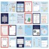 Papierdrachen - Calendario dell'Avvento per fai da te, set 7, in inglese, 24 cartoline da personalizzare, per il periodo prenatalizio, con motivi carini, da appendere - immagine 6