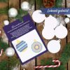 Papierdrachen - Calendario dell'Avvento per fai da te, set 7, in inglese, 24 cartoline da personalizzare, per il periodo prenatalizio, con motivi carini, da appendere - immagine 7