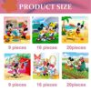Puzzle per bambini, da 2 anni in su, puzzle colorati, 6 in 1 puzzle a cornice, puzzle educativi per l'età prescolare, puzzle per l'allenamento del cervello per bambini - immagine 3