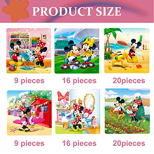 Puzzle per bambini, da 2 anni in su, puzzle colorati, 6 in 1 puzzle a cornice, puzzle educativi per l'età prescolare, puzzle per l'allenamento del cervello per bambini - immagine 3