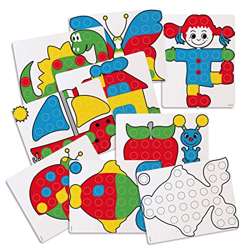 Quercetti 4190 - Gioco Fanta Color Junior 48, a partire da 2 anni, multicolore - immagine 5