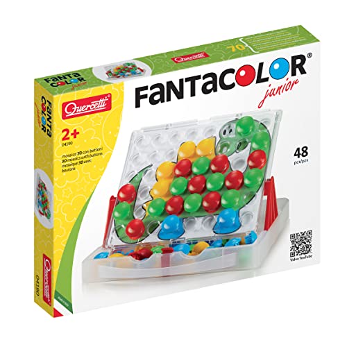Quercetti 4190 - Gioco Fanta Color Junior 48, a partire da 2 anni, multicolore