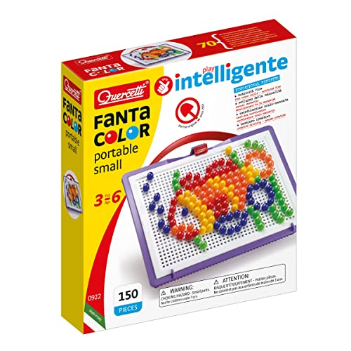 Quercetti Chiodi portatili 0922 Fantacolor 0922, multicolore, 3-6 anni - immagine 2