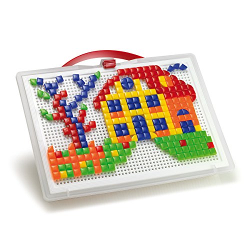 Quercetti - Fanta Color Portable Large Composition Game, Multicolored, 300 Pieces, 0954, 3 - 6 years - immagine 4