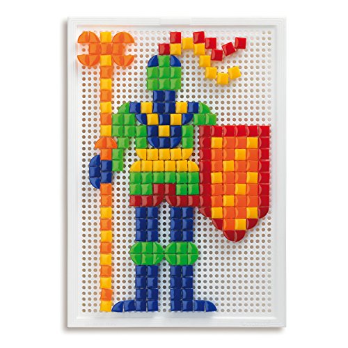 Quercetti - Fanta Color Portable Large Composition Game, Multicolored, 300 Pieces, 0954, 3 - 6 years - immagine 5