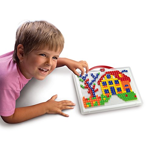 Quercetti - Fanta Color Portable Large Composition Game, Multicolored, 300 Pieces, 0954, 3 - 6 years - immagine 6