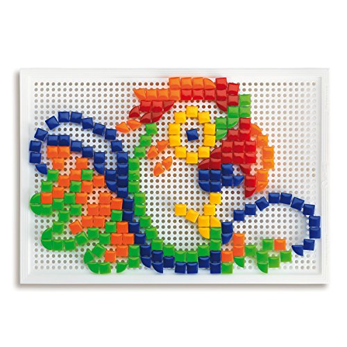 Quercetti - Fanta Color Portable Large Composition Game, Multicolored, 300 Pieces, 0954, 3 - 6 years - immagine 7