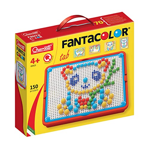 Quercetti- Fantacolor Portable, Multicolore, x, da 3 a 6 anni, 0923 - immagine 3
