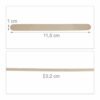 Set da 2000 Bastoncini di Legno, Legnetti dei Ghiaccioli per DIY, Bricolage, Dolci, HxL 11,5 x 1 cm, naturale - immagine 5