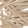 Set da 2000 Bastoncini di Legno, Legnetti dei Ghiaccioli per DIY, Bricolage, Dolci, HxL 11,5 x 1 cm, naturale - immagine 7
