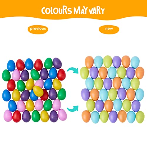 THE TWIDDLERS - 40 Uova di Pasqua per Bambini in 4 Colori - Ovetti Maracas Sonori - La Sorpresa più Divertente per la Pasqua dei Bambini! - immagine 8