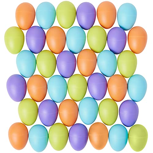 THE TWIDDLERS - 40 Uova di Pasqua per Bambini in 4 Colori - Ovetti Maracas Sonori - La Sorpresa più Divertente per la Pasqua dei Bambini!