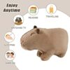Tizund 2PCS Simulazione Simulazione Animale Capybara Peluche, Bambole di Peluche Animali Carini per Curare il Vostro Umore, Decorazione Domestica Simpatica Imitazione Peluche per Bambini - immagine 4