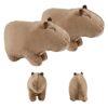 Tizund 2PCS Simulazione Simulazione Animale Capybara Peluche, Bambole di Peluche Animali Carini per Curare il Vostro Umore, Decorazione Domestica Simpatica Imitazione Peluche per Bambini