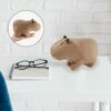Tizund 2PCS Simulazione Simulazione Animale Capybara Peluche, Bambole di Peluche Animali Carini per Curare il Vostro Umore, Decorazione Domestica Simpatica Imitazione Peluche per Bambini - immagine 6