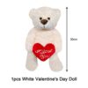 Valentino Orsacchiotto Decorazione Teddy Bear Kuschelbär Orsacchiotto Grande Morbido Teddy Peluche Regalo Giocattolo per Bambini Regalo di compleanno - immagine 3