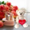 Valentino Orsacchiotto Decorazione Teddy Bear Kuschelbär Orsacchiotto Grande Morbido Teddy Peluche Regalo Giocattolo per Bambini Regalo di compleanno - immagine 5