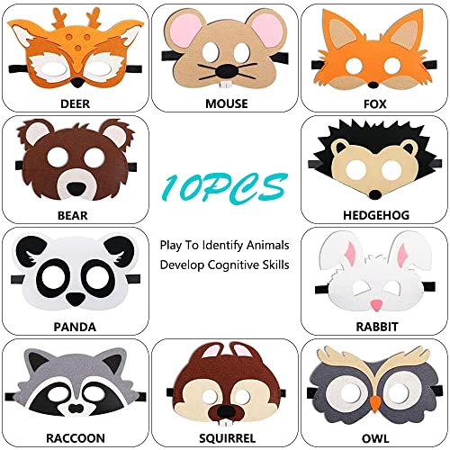 mellystore Mascherine Feltro 10pcs Maschere di Animali per Bambini  Mascherine Carnevale Bambini Mascherine Cosplay Maschere Animali Feltro  Bambini per Compleanno Mascherata Cosplay Halloween Festa – Giochi e  Prodotti per l'Età Evolutiva