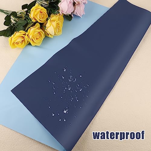 20 Fogli Carta da Regalo per Fiori, 58x58cm Carta da Regalo per Bouquet di Fiori Colore su Entrambi i Lati Carta da Imballaggio per Fiori per Matrimonio Laurea San Valentino - immagine 5